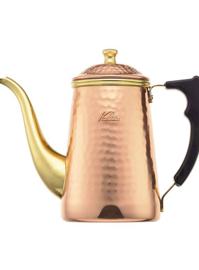 锤目纹700ml日本原装铜壶KALITA