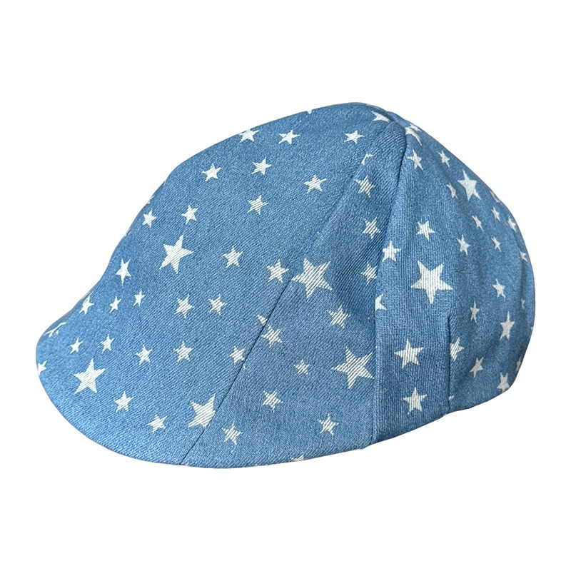 女士帽子春秋牛仔星星复古前进帽