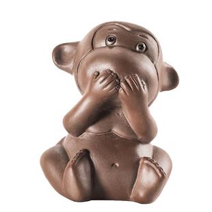 创意紫砂猴子手工茶宠摆件四不猴小号可养精品茶台装饰品配件茶玩