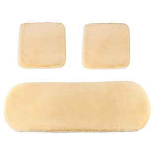 汽车坐垫冬季四季通用座垫毛绒座椅加热后排单片车内仿羊毛主驾驶