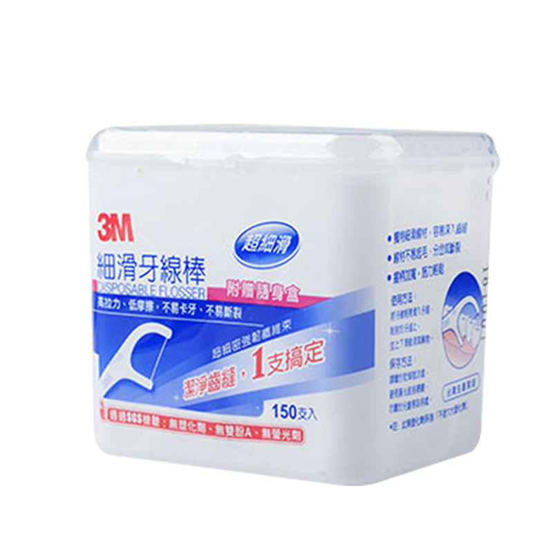 3M超细牙线棒1盒高拉力便携式