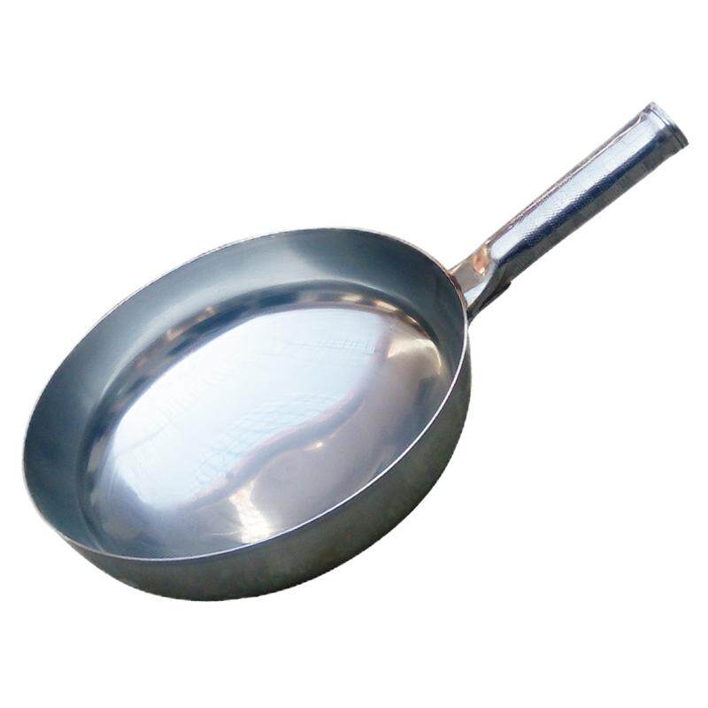 厨师专用炒粉白钢锅饭店大炒瓢