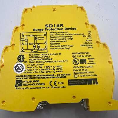MTL SD16R浪涌保护器，16V，400mA，20kA，—议价