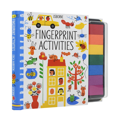 儿童手指画颜料英文原版