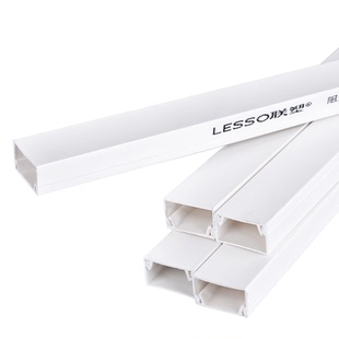 联塑pvc线槽明装美化家用方形24*14网线墙面走线槽明线电线槽神器