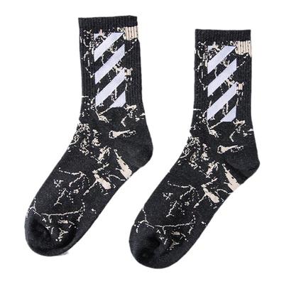 潮牌高帮篮球袜子纯棉街头ins潮