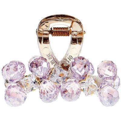 兰诺水晶抓夹女高级感2026新款小号发量少大号发量大半扎发鲨鱼夹