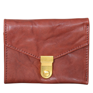 WANYEAH钱包女短款头层牛皮钱夹简约皮夹子零钱包真皮多卡位卡包