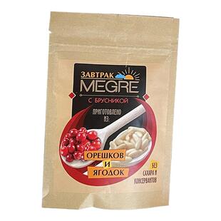 Megre鸣响雪松越橘松子仁健康零净素零食营养早餐60g