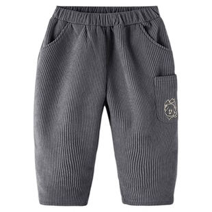 男童长裤冬季宝宝加绒加厚裤子男孩冬装儿童童装小童男宝冬款下装