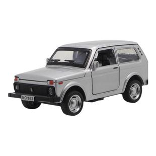 1/32拉达吉普汽车模型仿真回力声光4开儿童玩具车男孩收藏摆件车