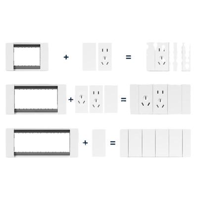 118型开关插座面板墙壁暗装