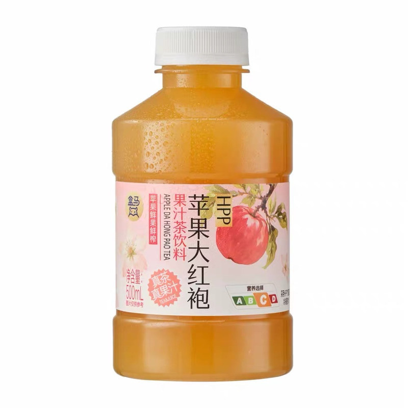盒马红杏冰茶苹果大红袍爆柠茶
