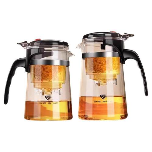 茶壶泡茶家用茶具茶水分离杯子2026新款玻璃茶杯专用飘逸杯泡茶壶