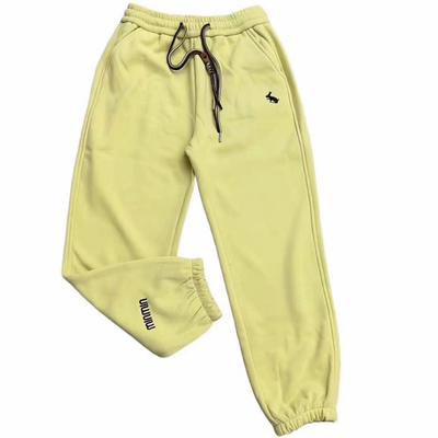 加绒加厚纯棉卫裤女秋冬新款显瘦