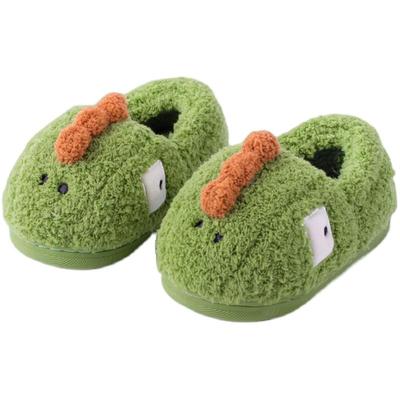 防滑秋冬季包跟儿童棉拖鞋