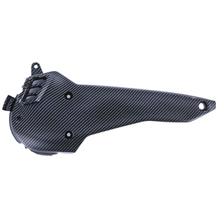 适用本田PCX160改装传动盖改装件碳纤维透明配件传动箱护盖防尘盖