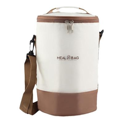 圆形饭盒袋2023新款上班族便携保