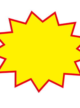 乐学星价格标签爆炸贴水果特价牌