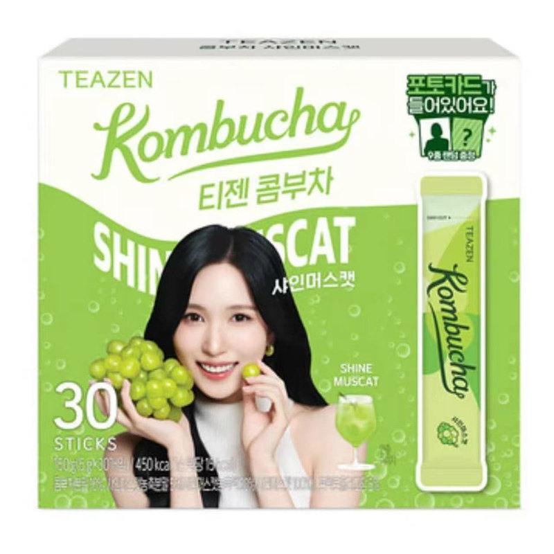 韩国直邮BTSTEAZEN康普茶twice代言定制包装健康饮料益生菌茶饮