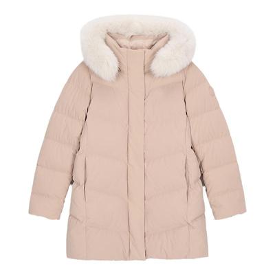 NEPA中长款防泼水保暖女士羽绒服