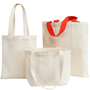 帆布袋定制印logo图案广告布袋子企业定做手提帆布袋培训班帆布包