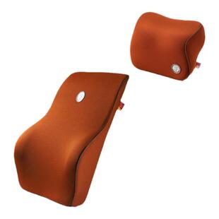 GiGi汽车头颈枕腰靠垫套装记忆棉支撑腰背肩膀疲劳驾驶座腰靠靠垫