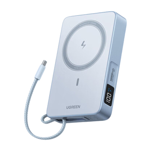 绿联磁吸充电宝30W快充便携自带线移动电源10000毫安适用苹果17华为小米手机