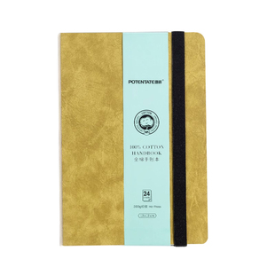 遵爵全棉水彩本300g风琴本布艺折叠手账本细纹丙烯马克笔小巧便携式水彩画本专用中粗方形口袋水彩纸绘画本