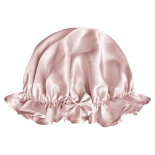 真丝睡帽桑蚕丝护发头套女长发睡觉戴的夜帽偏头痛专用丝绸防乱发