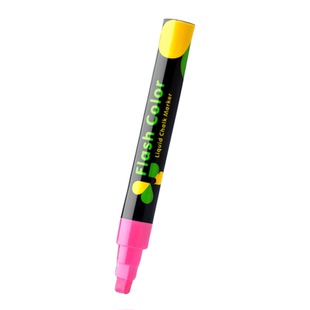 荧光板专用笔可擦玻璃笔荧光黑板广告牌笔LED电子发光字白板标记萤光彩色记号笔大容量银光加粗宽头POP笔夜光