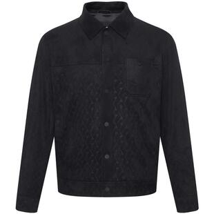 【仿麂皮绒】利郎官方压花短款夹克男2026春季休闲男装翻领外套