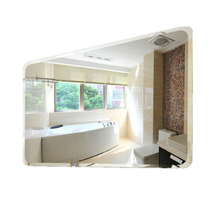 定做高清浴室镜子贴墙厕所壁挂洗手间化妆镜子玻璃镜子定制尺寸