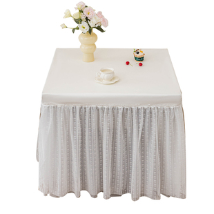 四方烤火桌子罩套防油防水一体桌罩烤火被正方形麻将机罩套高级感