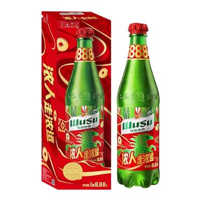 乌苏精酿小麦啤酒8.88升大瓶