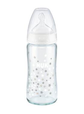 NUK仿母乳防胀气玻璃奶瓶1个
