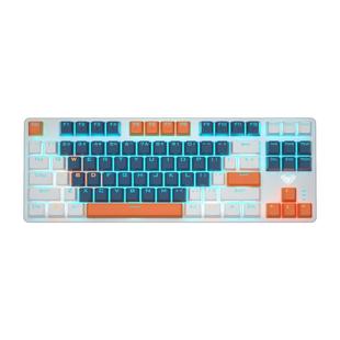 狼蛛无线蓝牙机械键盘87键三模青红茶轴笔记本电脑办公游戏电竞