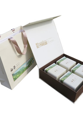 高档白茶礼盒包装盒1斤装空盒