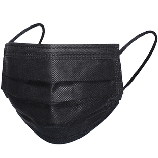 【福利爆款】福泽龙普元口罩黑色4层一次性医用外科口罩