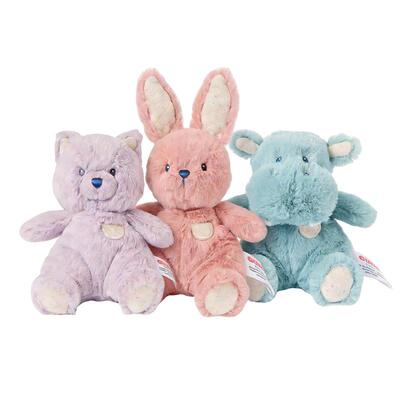 BabyGund如此柔软系列新品mini动物毛绒玩偶婴儿安抚玩具阿贝贝