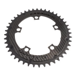 Carbon-Ti X-SingleCarbon自行车盘片超轻碳纤维公路车单齿片