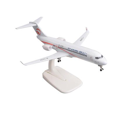 20cm合金一二三航空东航ARJ21仿真拼装客机模型飞机C909摆件礼物