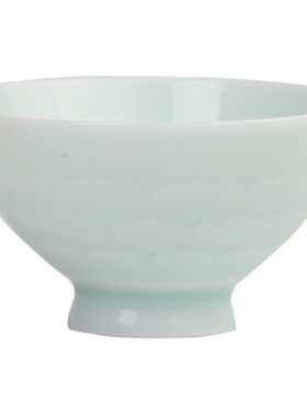 昌南陶瓷影青雕花功夫茶具品茗杯
