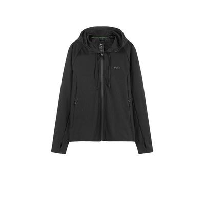 雨果博斯连帽卫衣开衫运动衫外套