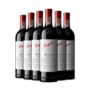 奔富BIN28红酒整箱装澳洲进口葡萄酒干红官方防伪正品行货旗舰店