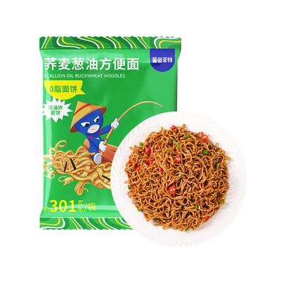 鲨鱼菲特0脂荞麦面饼带酱包葱油