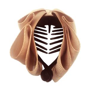 日本官网同款多层立体交错感缎带蝴蝶结马尾扣马尾夹发夹发卡韩国