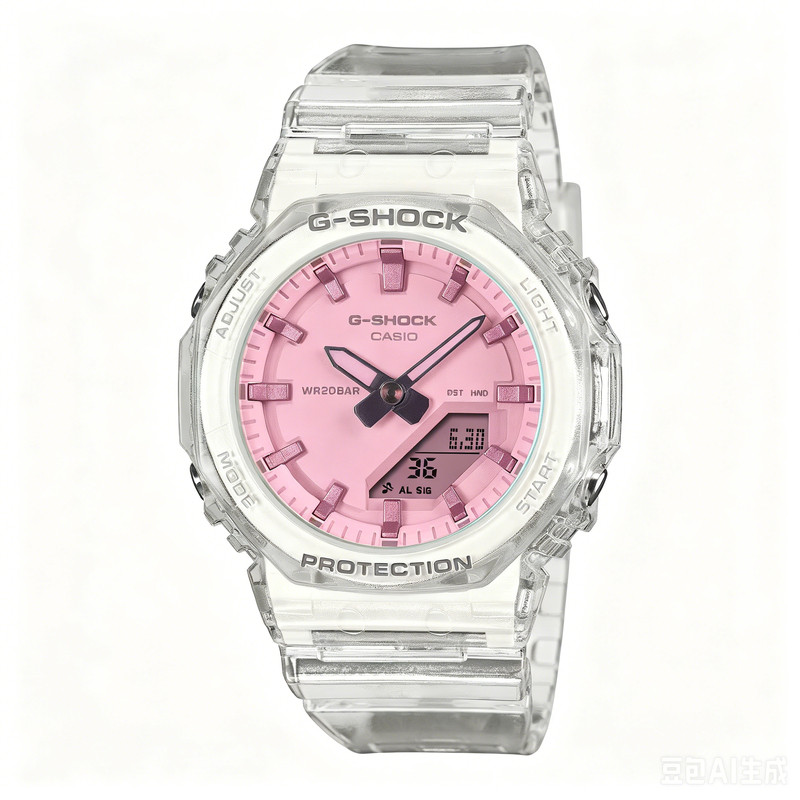 G-SHOCK手表女八角农家橡日韩腕表