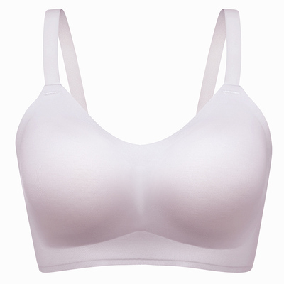 HSIA遐无痕内衣女裸感一片式聚拢收副乳双面棉莫高弹力无钢圈文胸