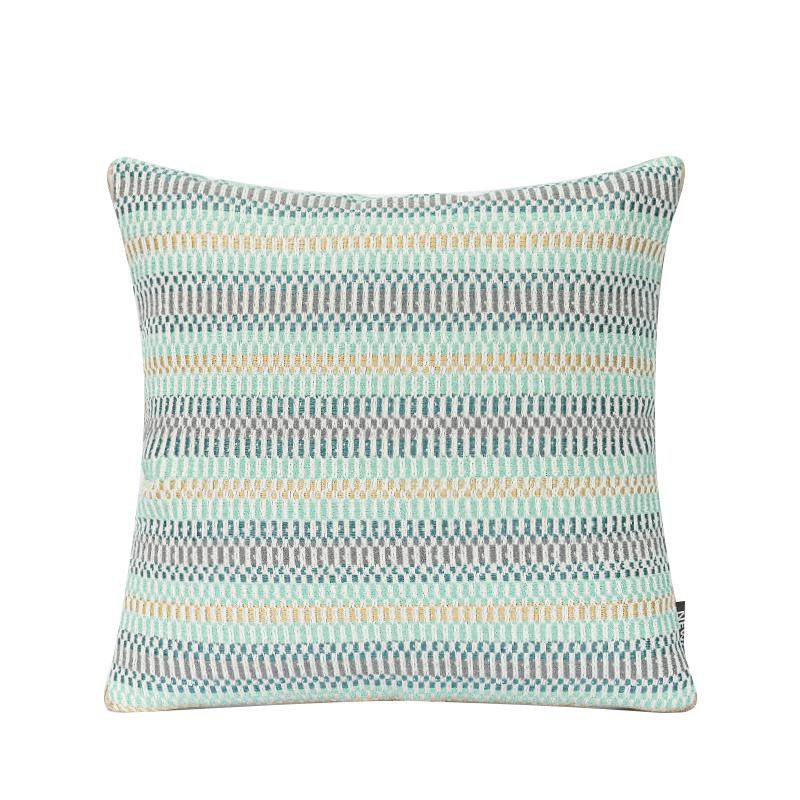 新宸优品蓝绿高端全棉抱枕被子两用车载折叠旅行多功能被子可收纳